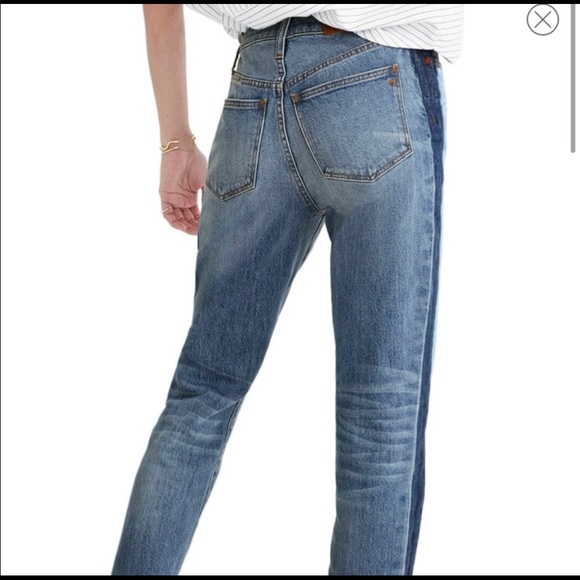 MADEWELL JEANS WITH STRIPE!! - Picture 3 of 8